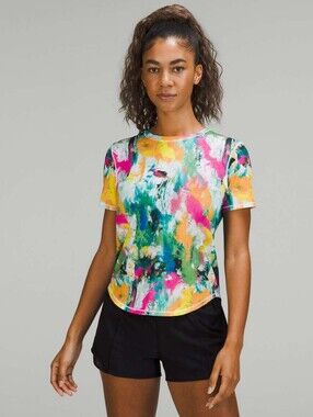 Lululemon High Neck Running & Training T- Shirt